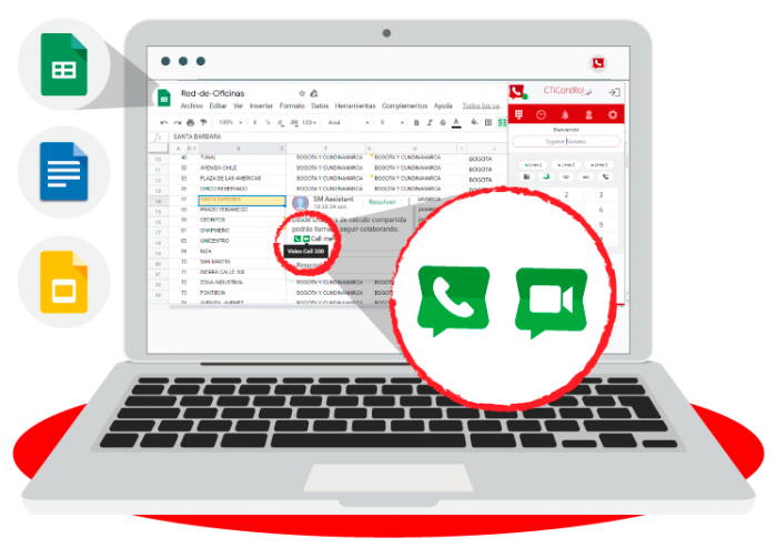 CTiContRol® desde Google Docs, Spreadsheets y Presentation